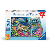 Ravensburger - Monde sous-marin enchanteur - 3x49 pièces - Puzzles
